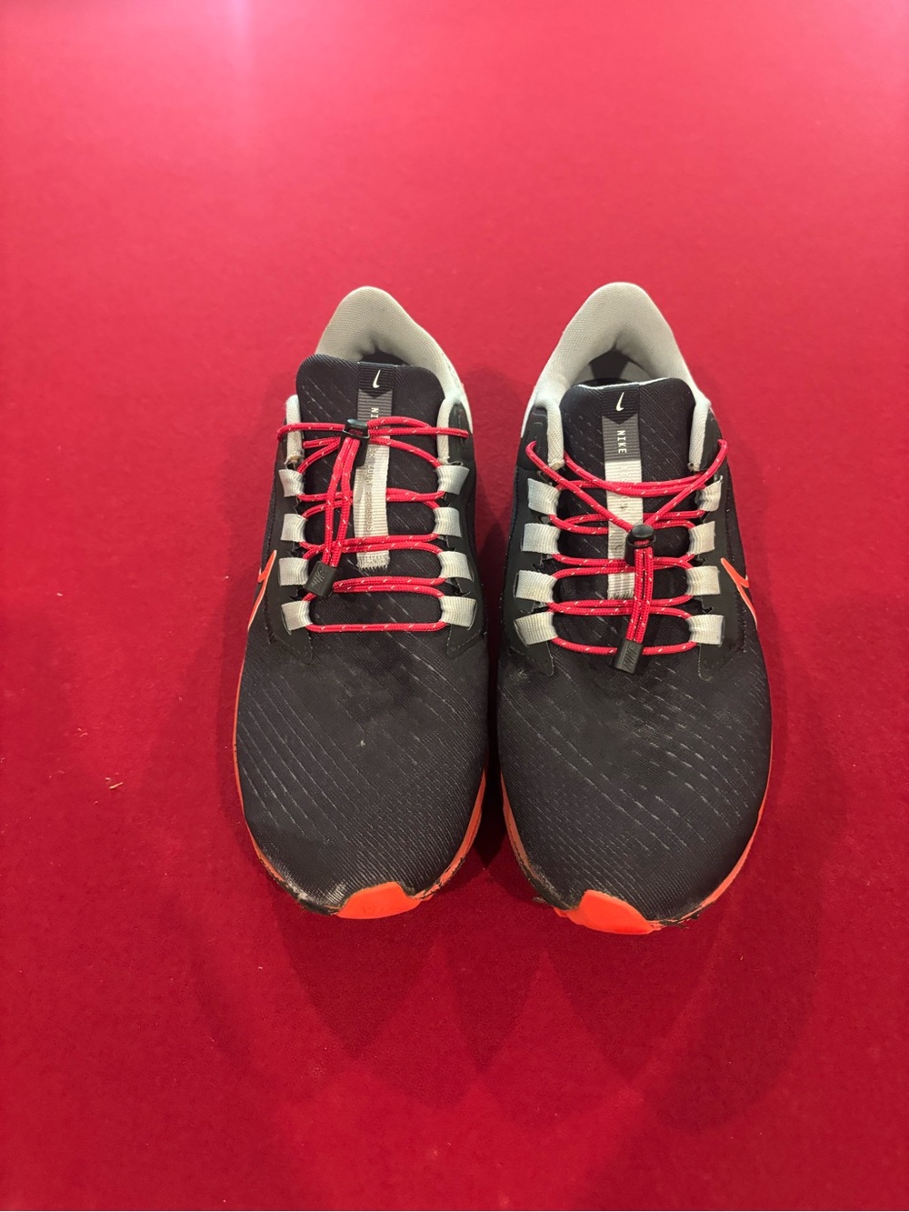 Nike Women’s Black & Red Running Sneakers with Red Laces